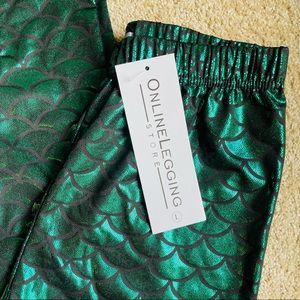 Online Legging Store - Mermaid leggings - Size L - NWT